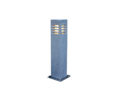 Sokkellamp blauwe hardsteen 50 cm met LED - tuinverlichting