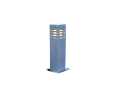 Hardstenen sokkellamp 40 cm blauw vierkant voor buiten
