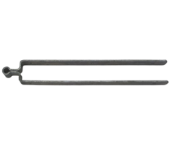 Duimheng met dubbele band 600 x 72 mm 6 mm vuurverzinkt