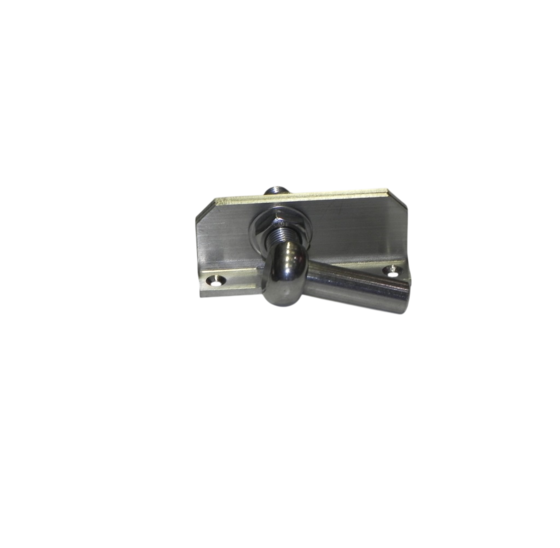 Plaatduim verstelbaar 100 mm 4 mm rvs voor montage van hengen en stabiele scharnierpunten