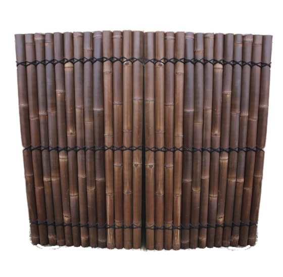 Halfrond Bamboescherm voor Tuin en Balkon