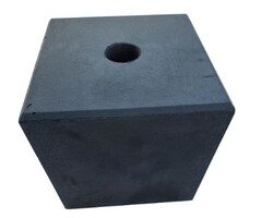 Betonpoer met gat 200x200mm voor palen, pergola en schutting