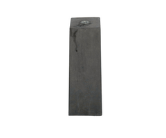 Betonpoer 180x180mm met facetrand voor tuinhuis en overkapping