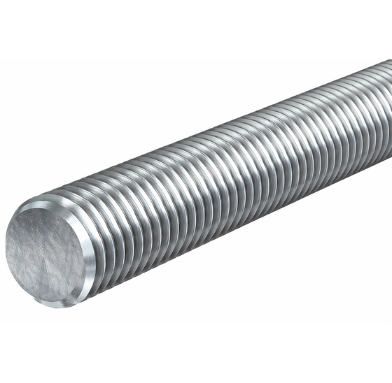 Draadstang M20 x 125 mm voor betonpoeren, gegalvaniseerd staal