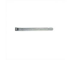 Duimheng met bocht 500 mm kleine bocht 5 mm verzinkt