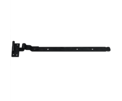 Duimheng rustiek 600 mm 5 mm zwart