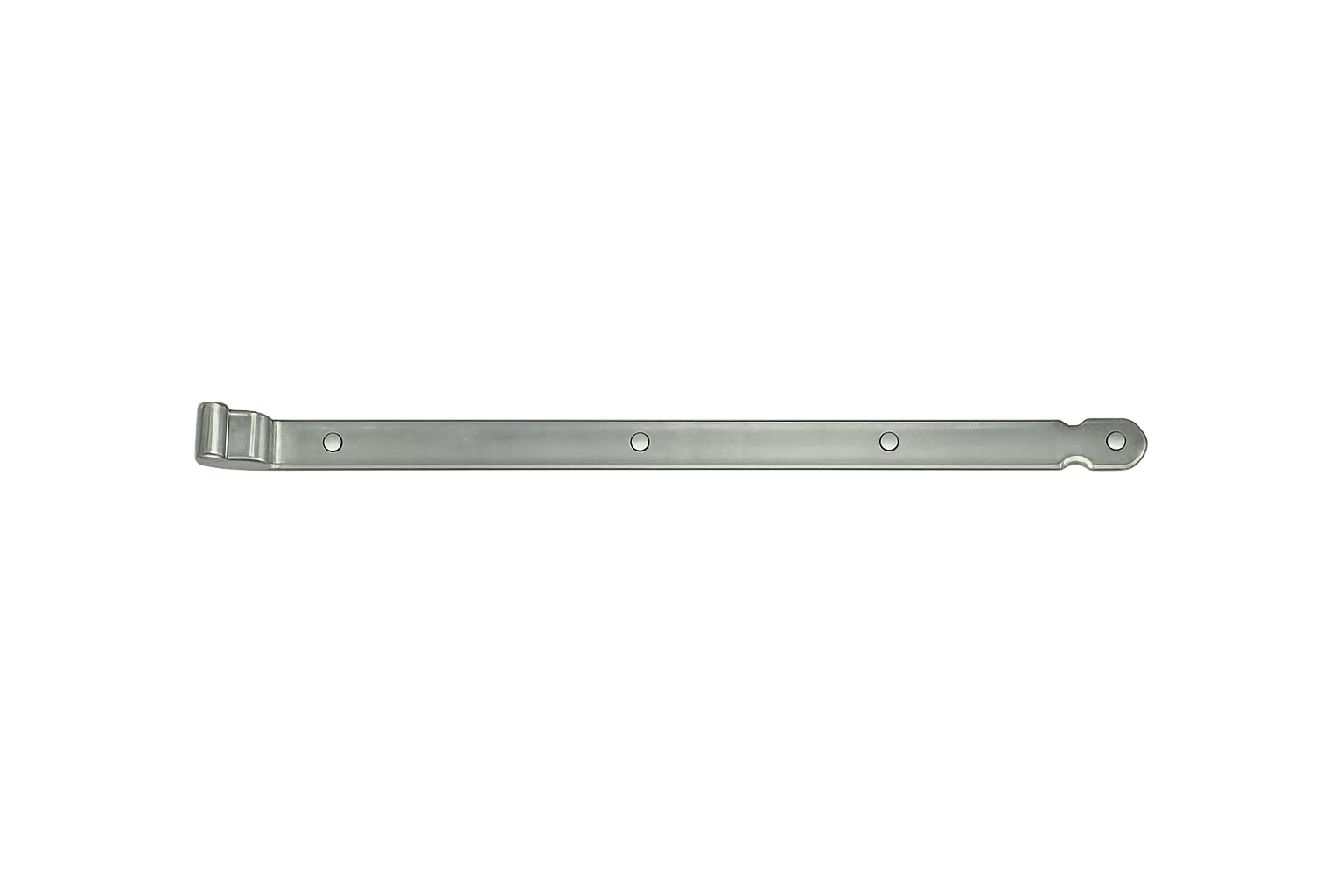 Duimheng met bocht 650 mm grote bocht 5 mm verzinkt voor het ophangen en scharnieren van tuin- en poortdeuren