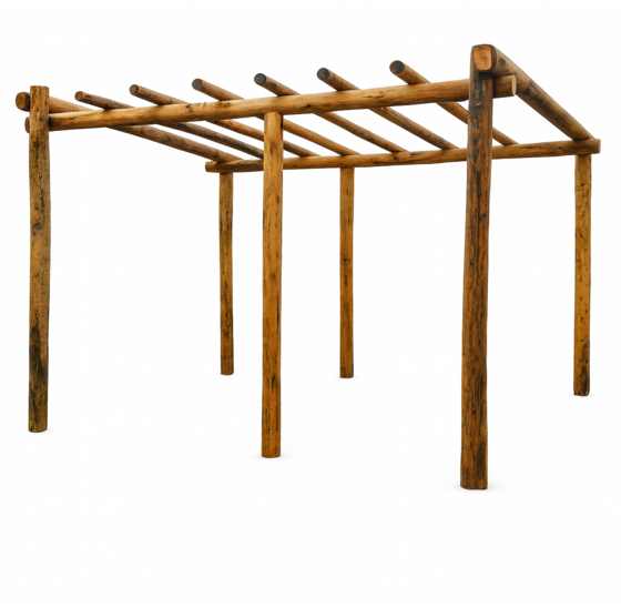 Kastanje Pergola | 150x400 cm