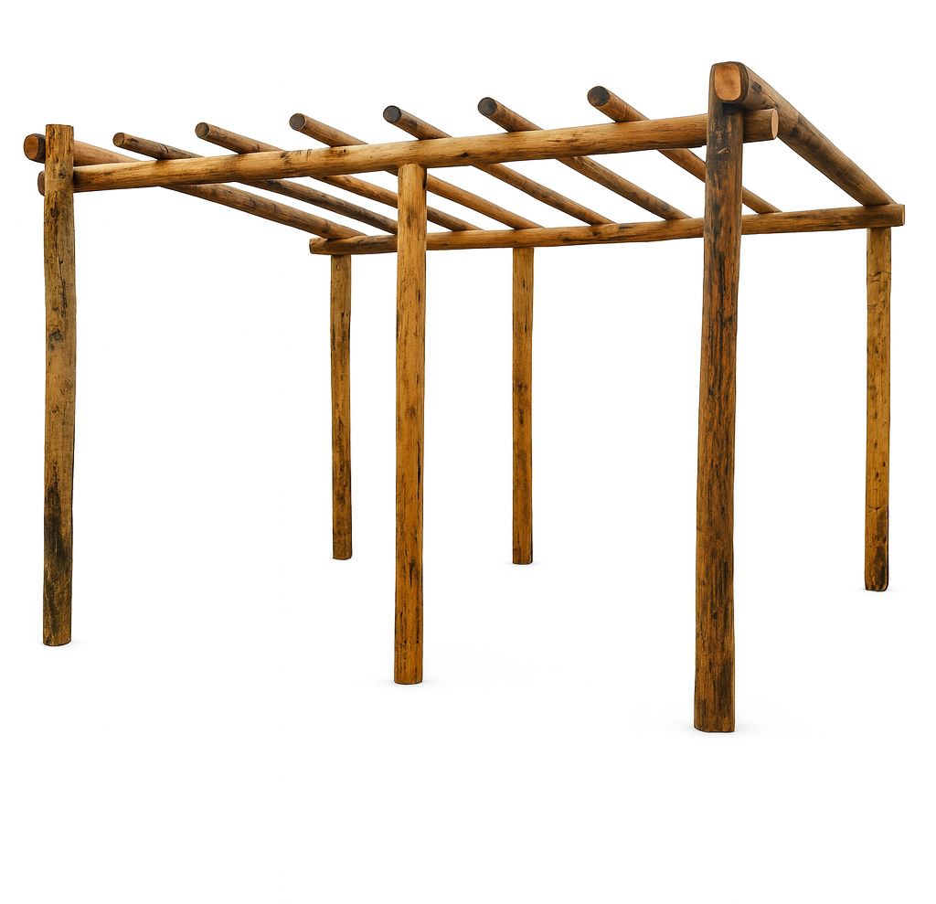 Kastanjehout pergola 300x500 cm - duurzaamheidsklasse 2
