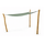 Pergola Robinia | Driehoek | 500x500x500 cm | Olive