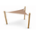 Pergola Robinia | Driehoek | 500x500x500 cm | Sand
