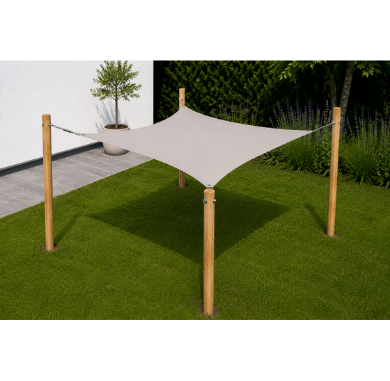 Pergola Robinia | Rechthoek | 400x300 cm | Greige