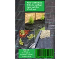 Worteldoek 1,05x50m (52,5m²) anti-onkruid waterdoorlatend zwart