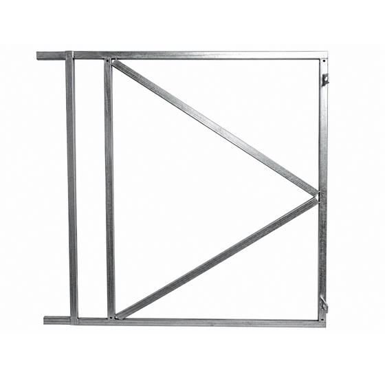 verstelbaar poortframe 100-150 cm uitschuifbaar voor poorten en hekken