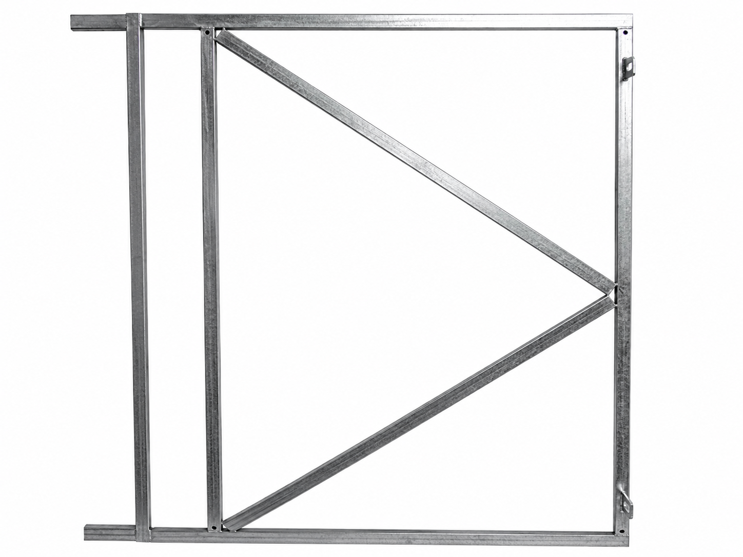 verstelbaar poortframe 100-150 cm uitschuifbaar voor poorten en hekken