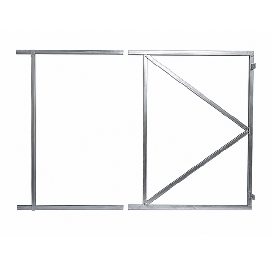 verstelbaar poortframe 100-150 cm uitschuifbaar voor poorten en hekken