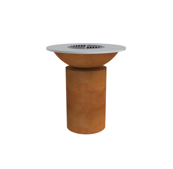 BBQ  Ø85x100cm(cylinder/lage schaal)