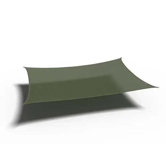 Pergola robiniahout 400x300 cm met schaduwdoek olive rechthoekig