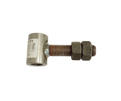 Hermic Staldeur scharnier 65mm met draadstang en moeren voor zware deuren