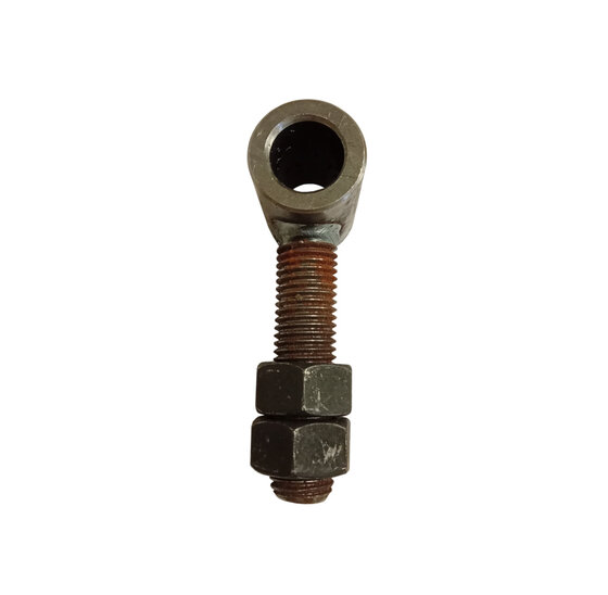 Hermic Staldeur scharnier 65mm met draadstang en moeren voor zware deuren