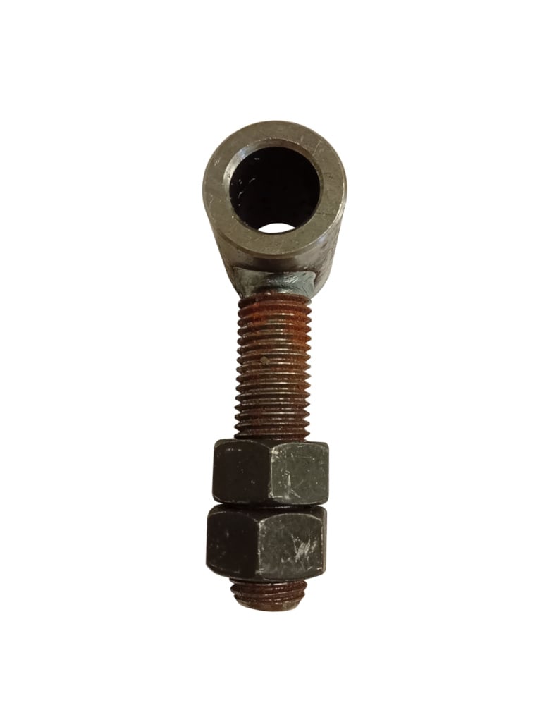 Hermic Staldeur scharnier 65mm met draadstang en moeren voor zware deuren