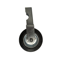 Hermic Poortwielen 160mm gegalvaniseerd voor schuif- en draaiporten (2 stuks)
