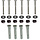 Bevestigingsset HV-42/HV-43 ongecoat met bouten en ringen