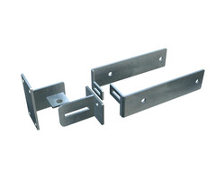 Hermic Slagboomsluiting verstelbaar 60-100 cm gegalvaniseerd (set)