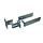 Slagboomsluiting verstelbaar 60-100 cm gegalvaniseerd (set)