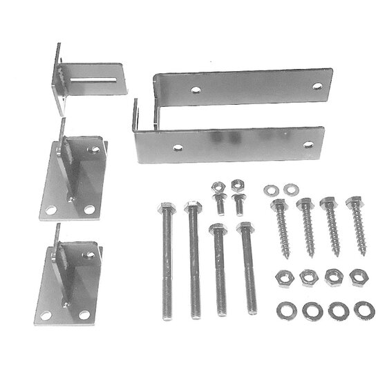 Hermic Slagboomsluiting verstelbaar 60-100 cm gegalvaniseerd (set)
