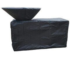 Hermic BBQ regenhoes polyester waterdicht Ø85x130 cm UV-bestendig