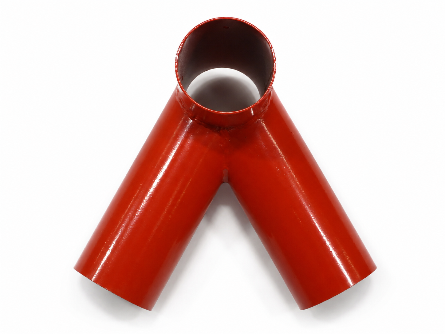 Hermic Schommelverbinding 102x102x102mm Y-configuratie rood gepoedercoat