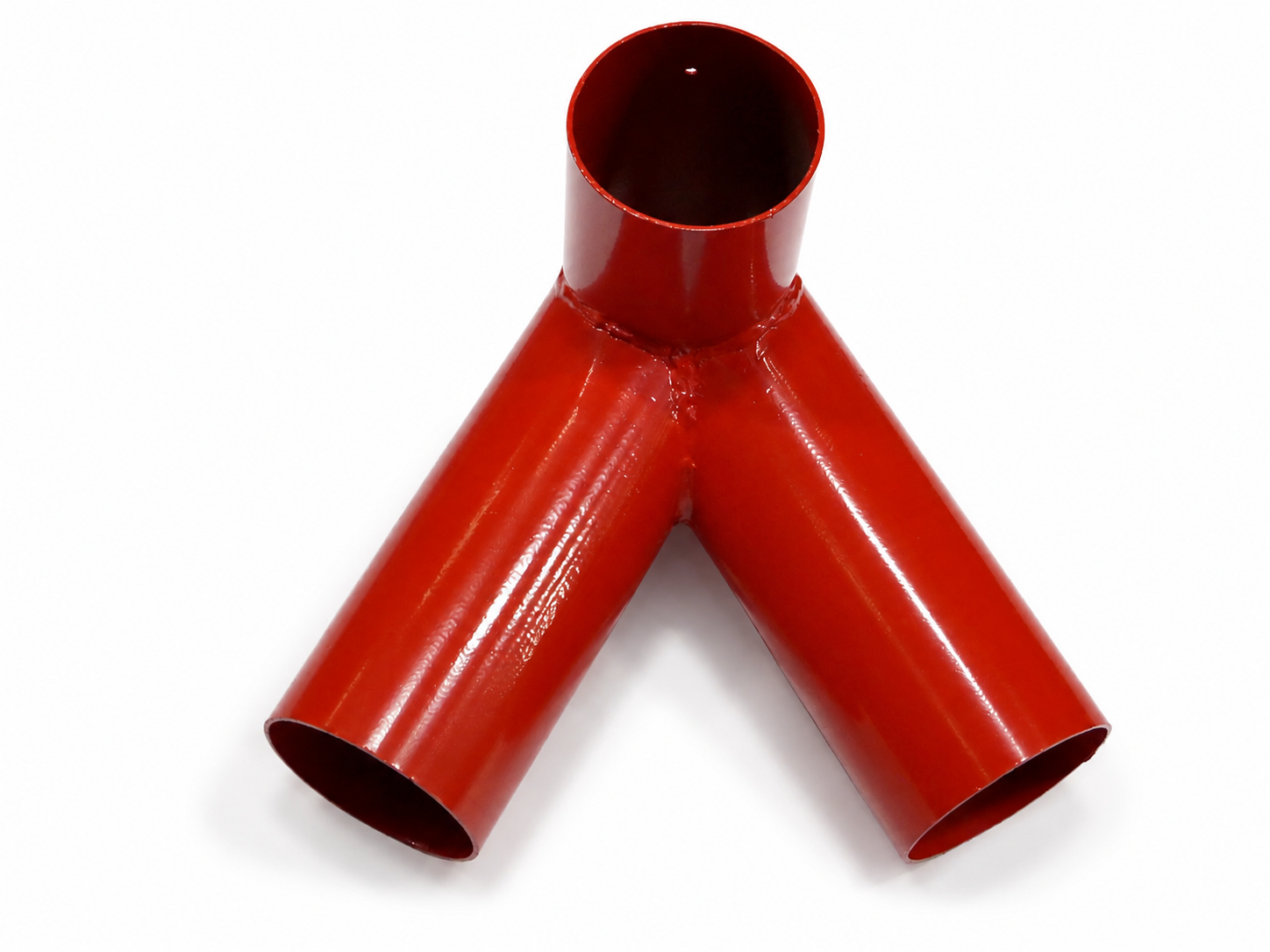 Hermic Schommelverbinding 102x102x102mm Y-configuratie rood gepoedercoat