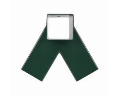 Hermic Schommelverbinding Y-vorm metaal 2mm groen gepoedercoat