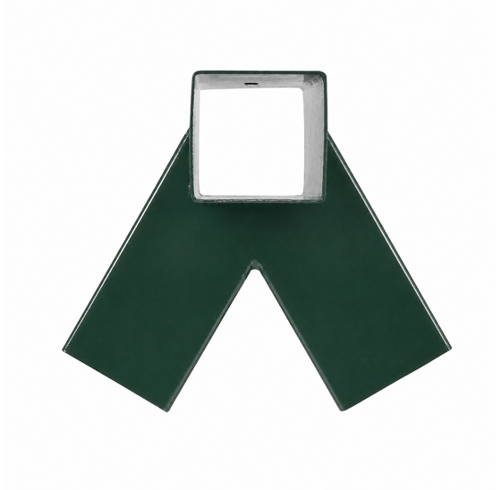 Hermic Schommelverbinding Y-vorm metaal 2mm groen gepoedercoat