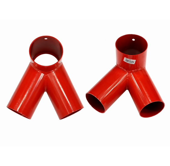 Hermic Schommelverbinding staal 3-wegs rood gepoedercoat voor speeltoestellen