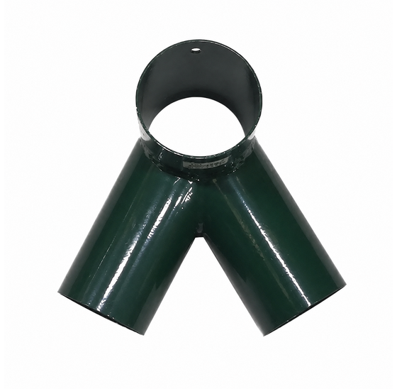 Hermic Schommelverbinding 3-weg groen gepoedercoat voor schommelpalen