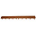 Kantopsluiting cortenstaal 1060x240 mm met gevouwen rand 1,5 mm