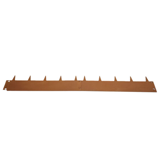 Hermic Kantopsluiting cortenstaal 1060x240 mm met gevouwen rand 1,5 mm