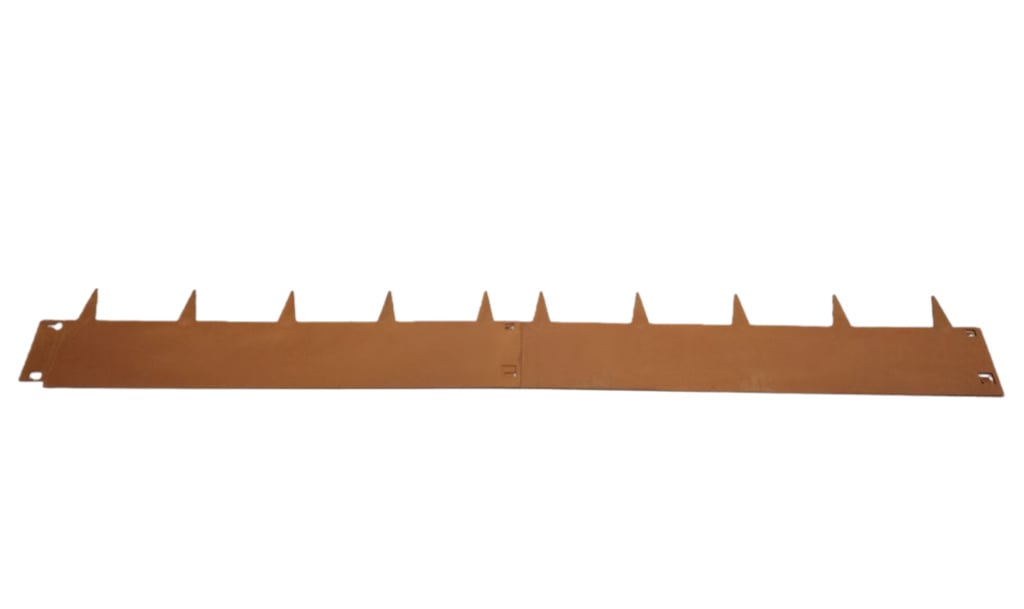 Hermic Kantopsluiting cortenstaal 1060x240 mm met gevouwen rand 1,5 mm