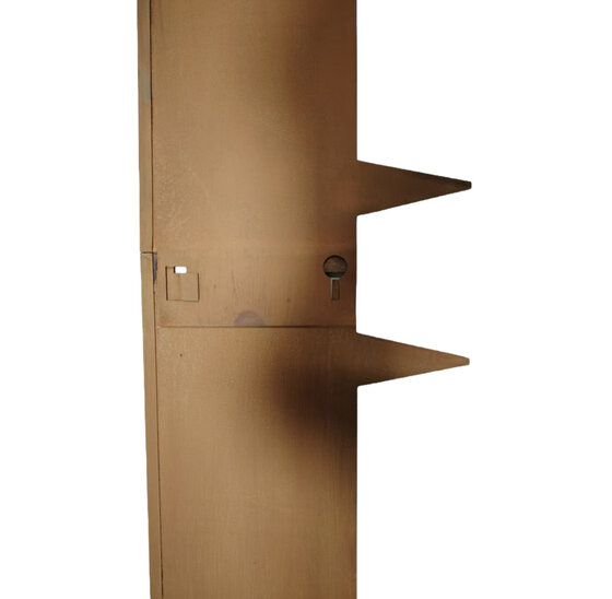 Hermic Kantopsluiting cortenstaal 1060x240 mm met gevouwen rand 1,5 mm