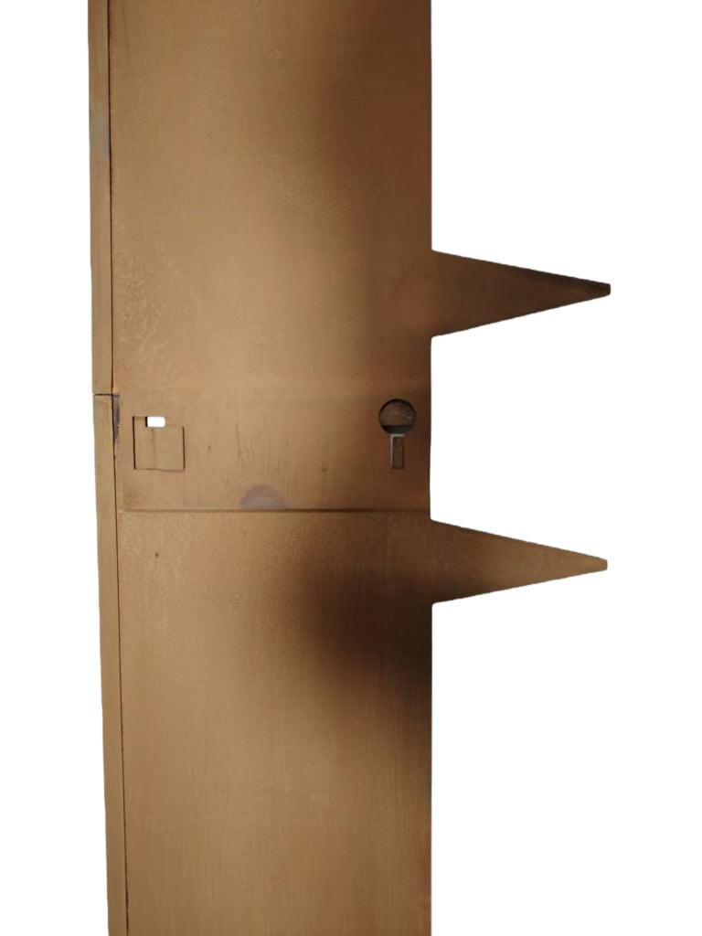 Hermic Kantopsluiting cortenstaal 1060x240 mm met gevouwen rand 1,5 mm