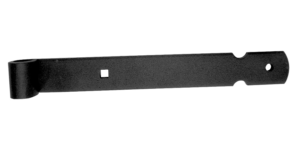Hermic Duimheng 300 mm zwart gecoat voor poorten, deuren en luiken