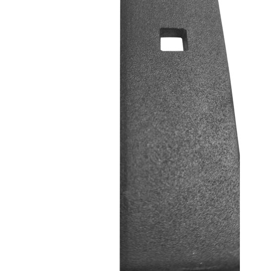 Hermic Duimheng 300 mm zwart gecoat voor poorten, deuren en luiken