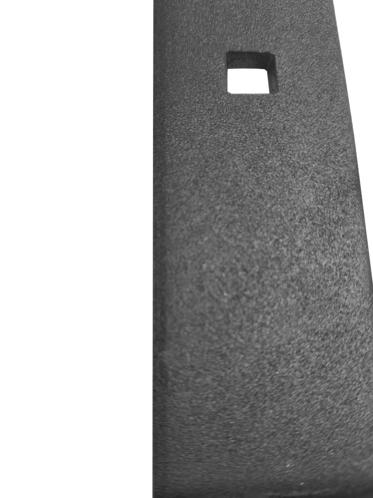 Hermic Duimheng 300 mm zwart gecoat voor poorten, deuren en luiken