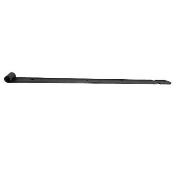 Hermic Duimheng 700 mm zwart gecoat 6 mm dik voor poorten en deuren