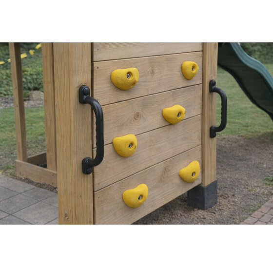 Hermic Klimstenen geel 10 stuks met montagemateriaal voor klimwand
