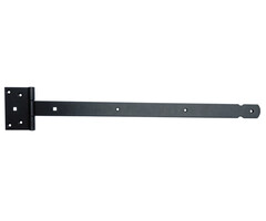 Hermic Kruisheng 600 mm zwart gecoat - voor poorten, deuren en schuttingen