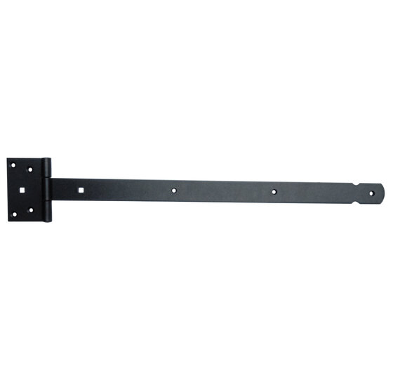 Hermic Kruisheng 600 mm zwart gecoat - voor poorten, deuren en schuttingen