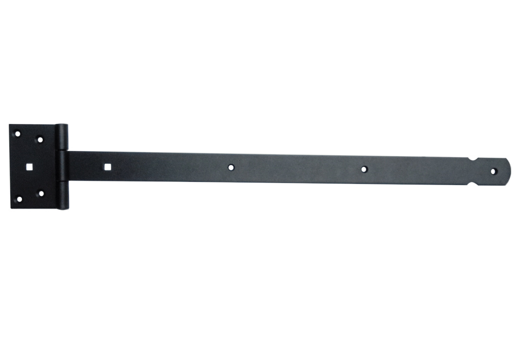 Hermic Kruisheng 600 mm zwart gecoat - voor poorten, deuren en schuttingen
